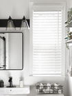 White Color Faux Wood Blinds