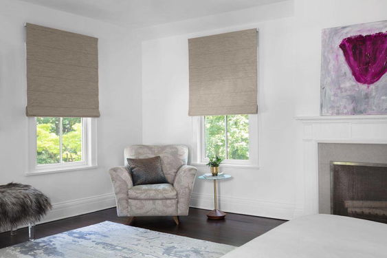 Flat Fold Roman Shades