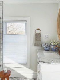 Privacy and light with top-down bottom-up cellular shades